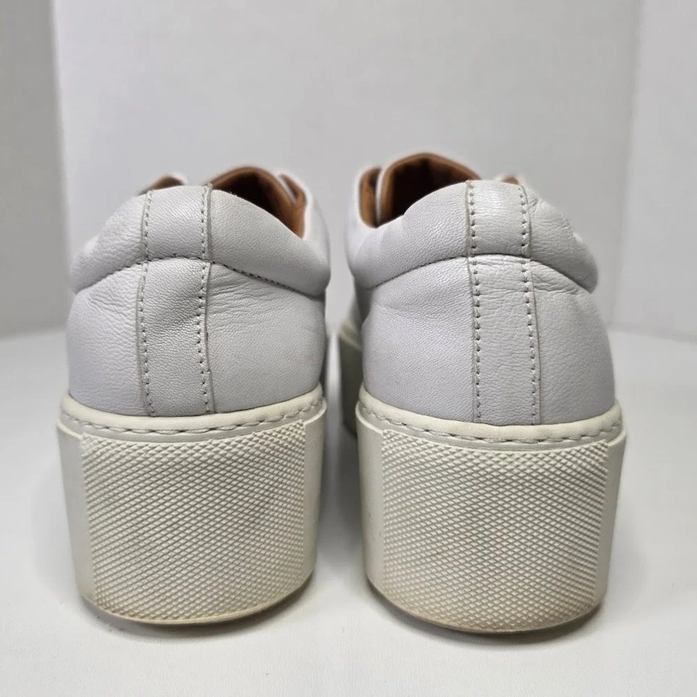 Acne Studios Women's Size 39 Drihanna White Leather Platform Sneakers Made Italy